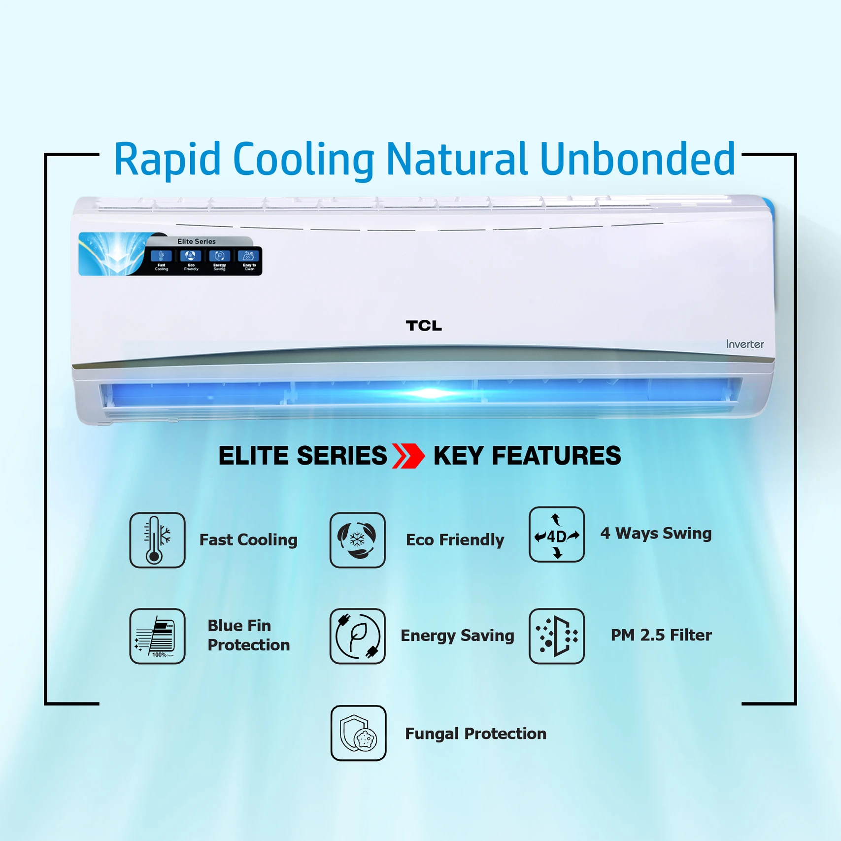 Tcl 2026 Model 1 Ton 3 Star Split Inverter Ac e33
