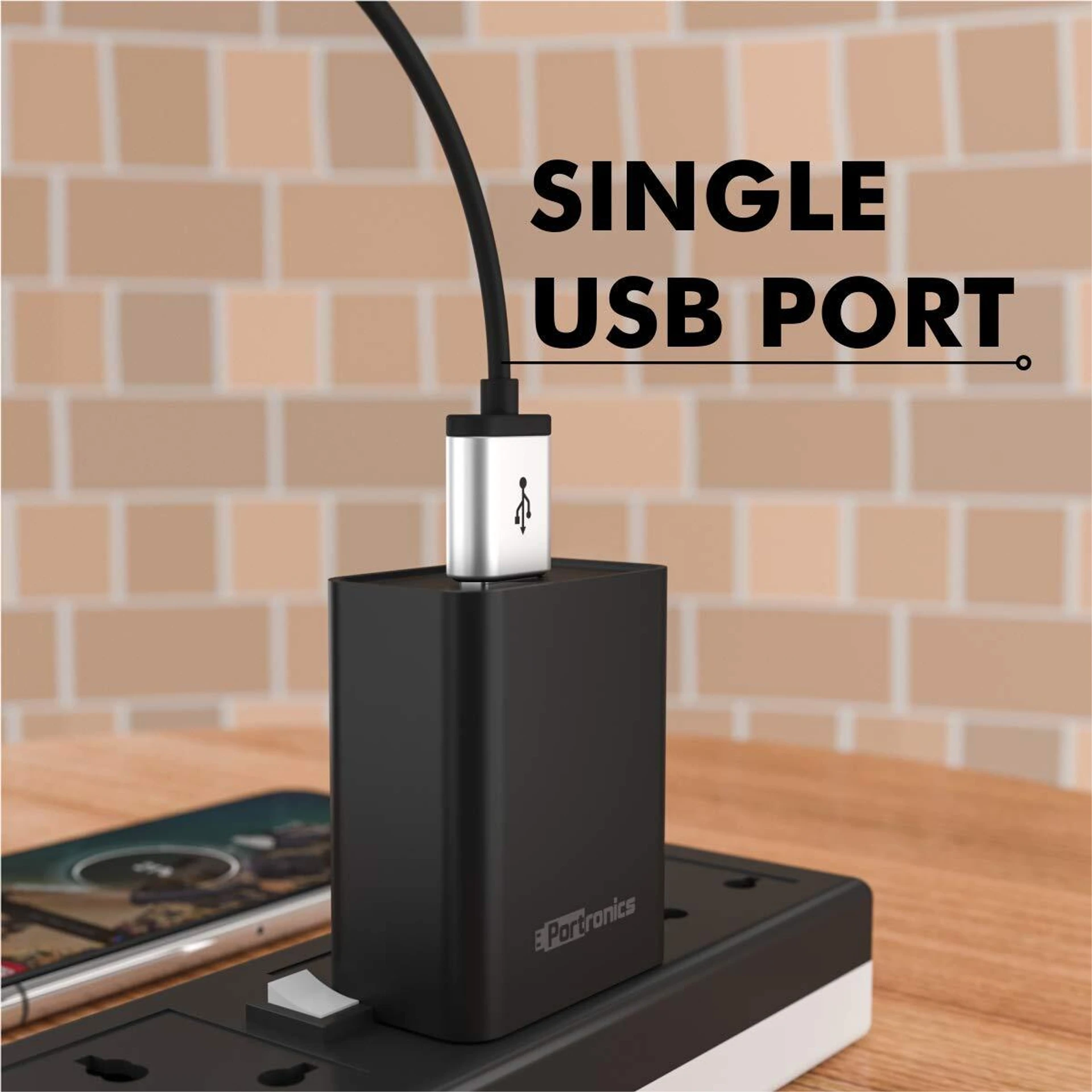 Charger for Mobile with Detachable Cable