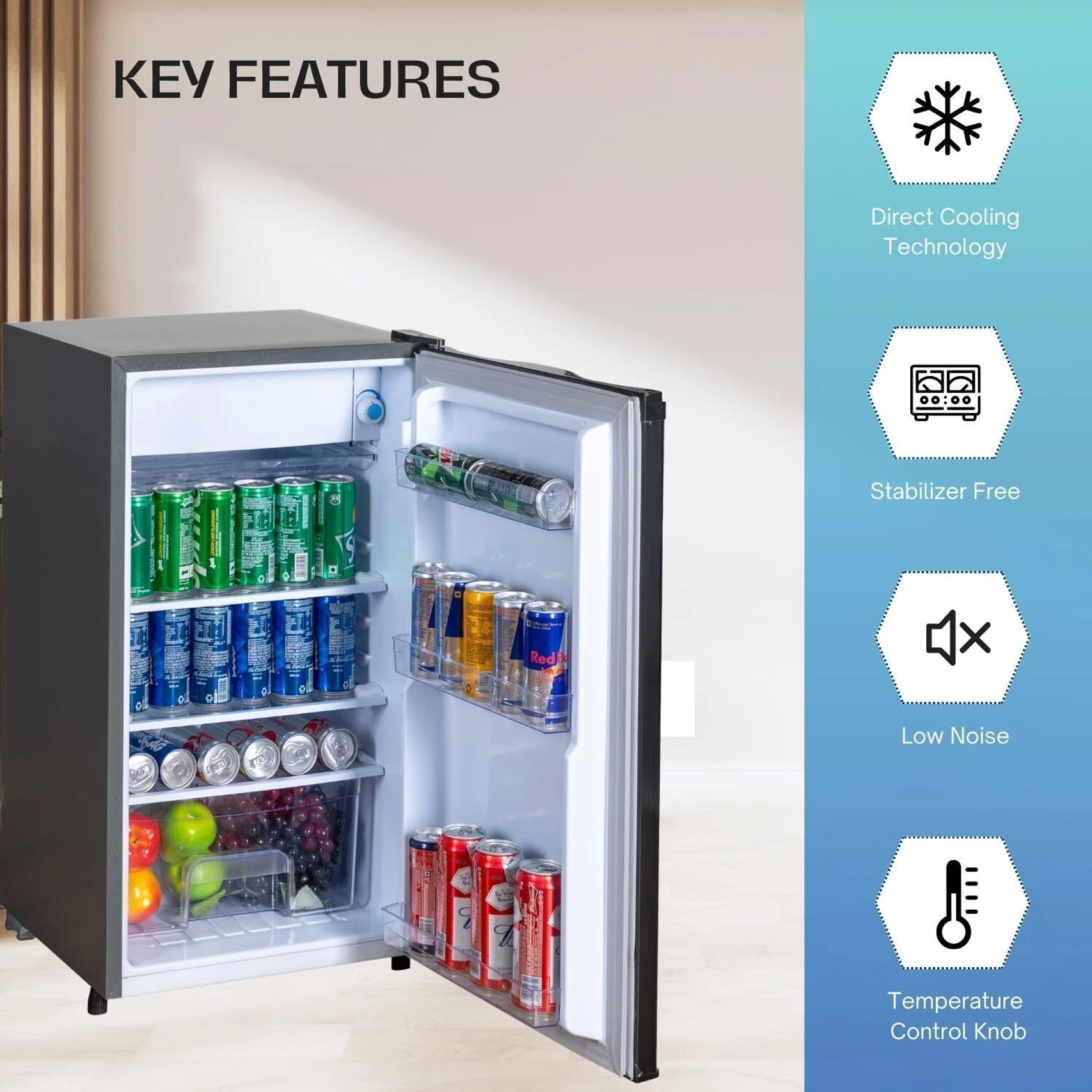 Sharp 187 L Direct Cool Single Door 2 Star Refrigerator e44
