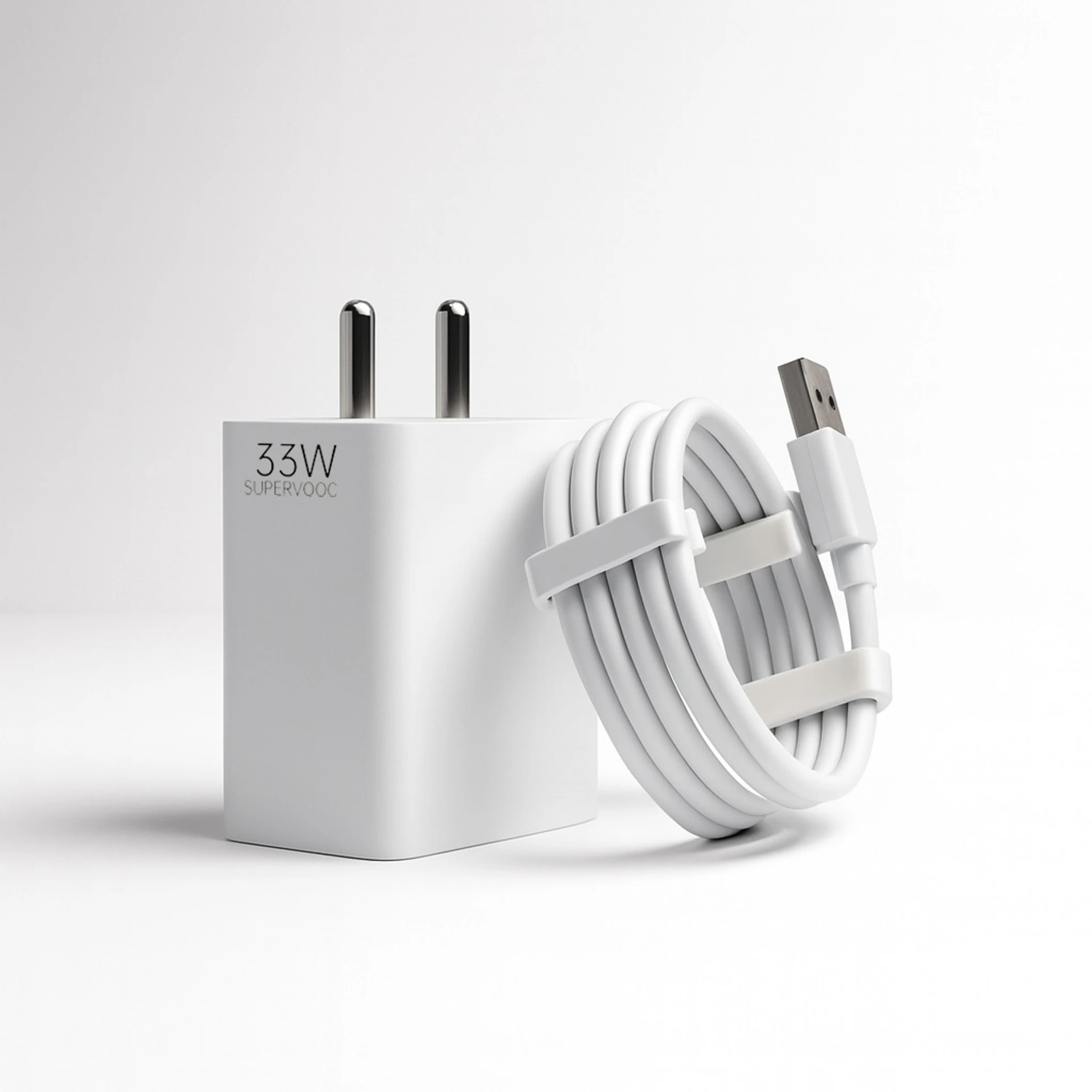 A Wall Charger for Mobile with Detachable Cable